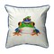 Betsy Drake Stacked Frogs Extra Large 22 X 22 Indoor / Outdoor Pillow